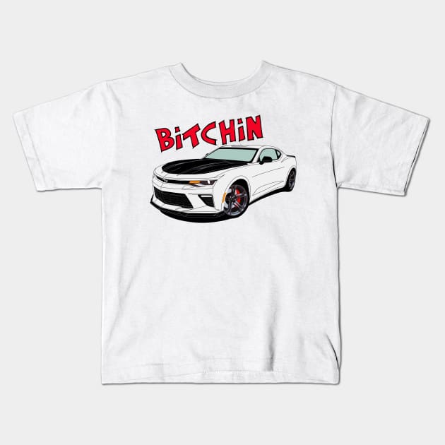 Bitchin' Camaro Kids T-Shirt by Maxyenko